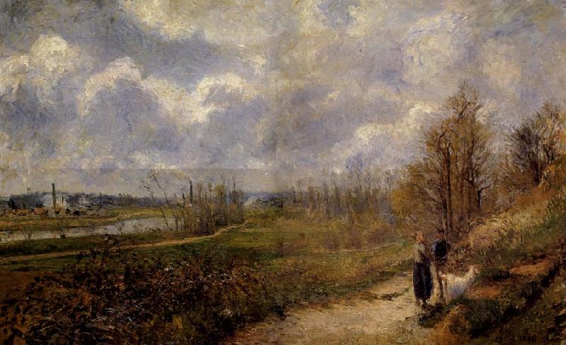 Camille Pissarro La Sente du chou oil painting image